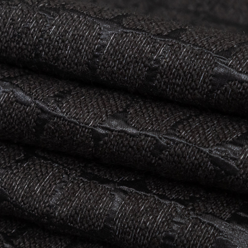 Metallic Mulch Ombred Reptile Brocade Panel - Detail
