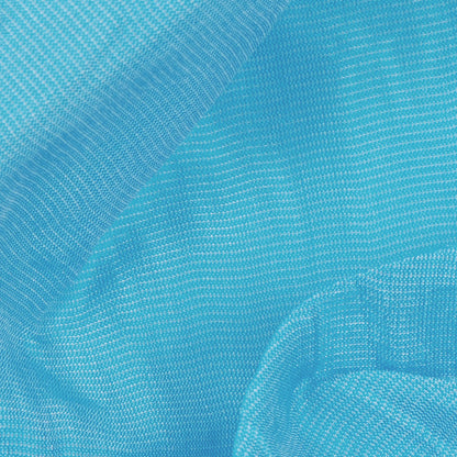 Robin's Egg Blue Crinkled Silk Blend Detail