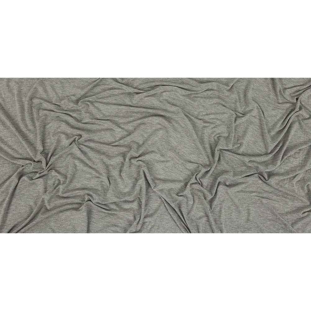 Heathered Drizzle Gray Rayon Jersey Full