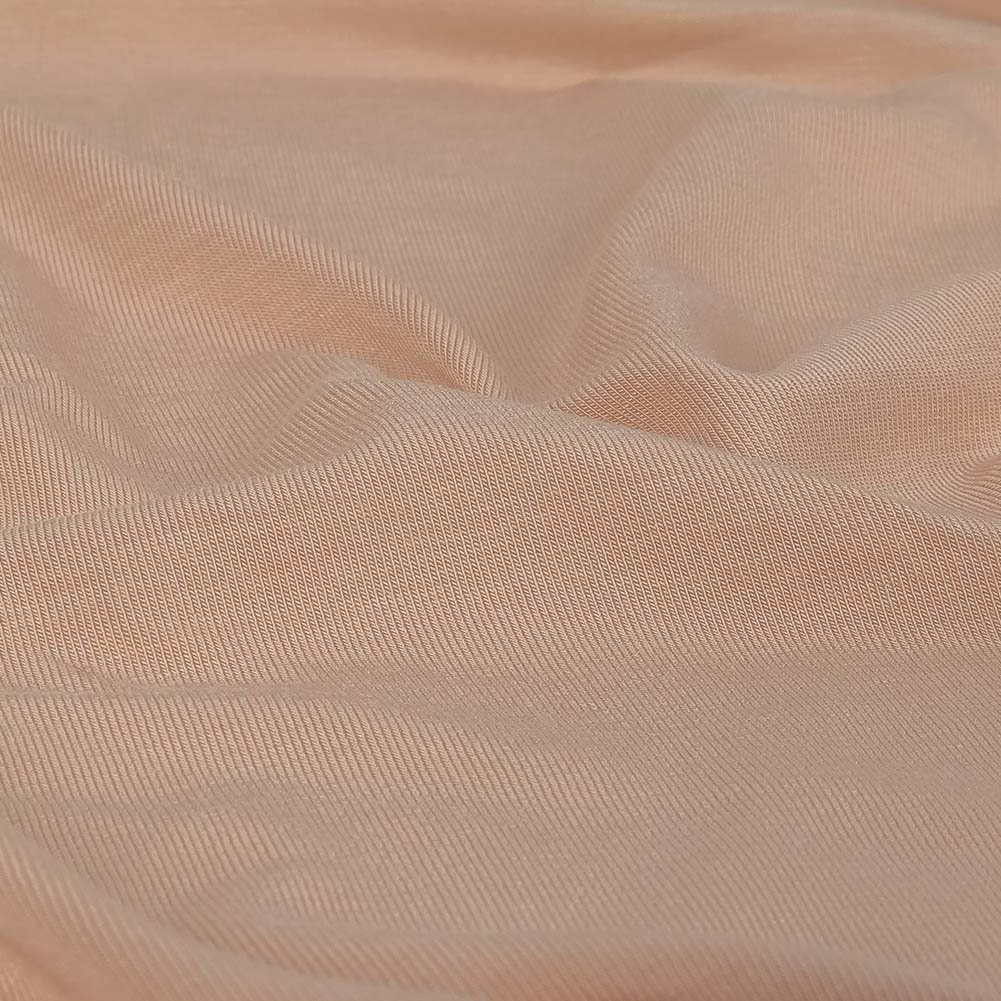 Creme de Peche Rayon Stretch Jersey - Detail