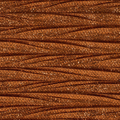 Metallic Pumpkin Crinkly Poly Detail