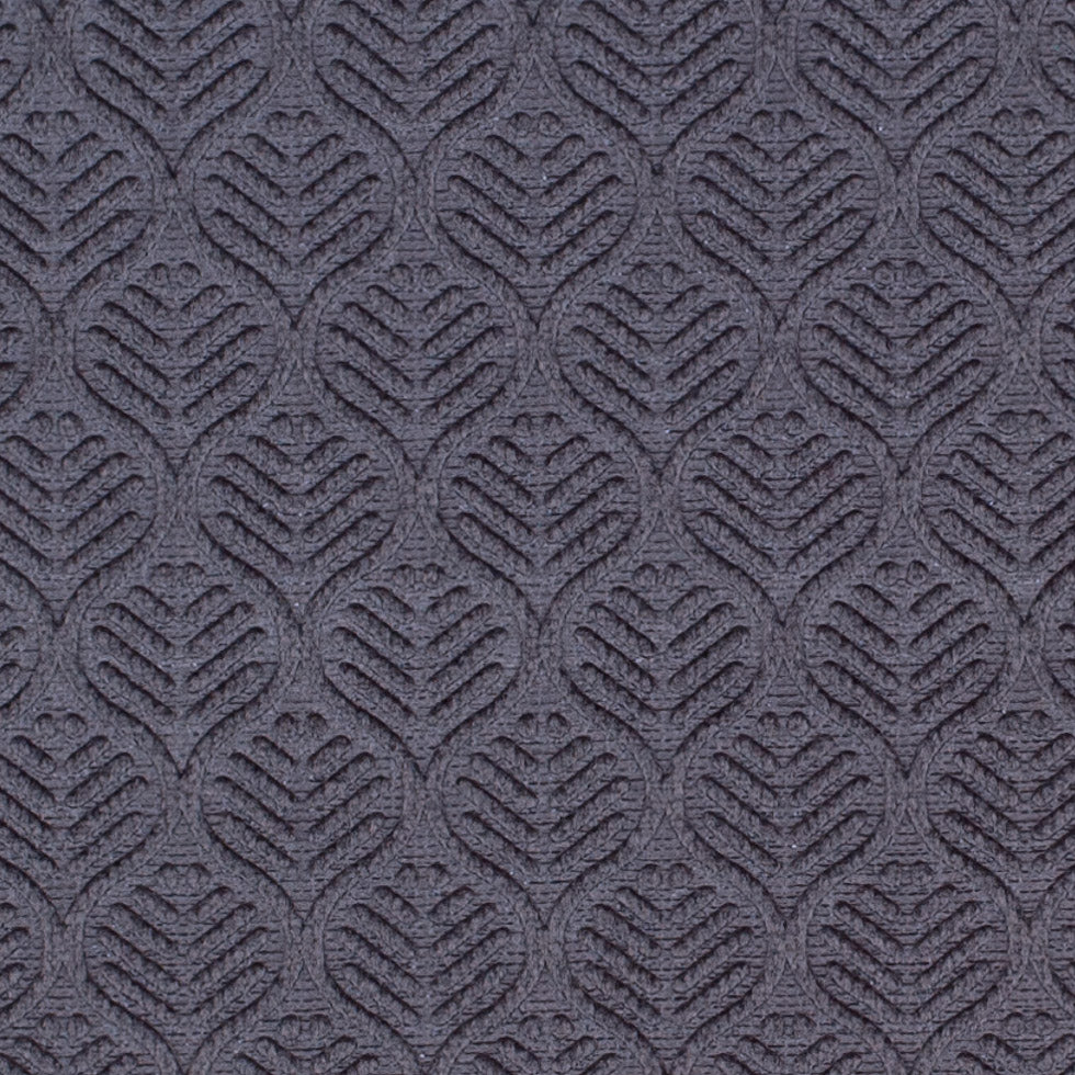 Gray Geometric Cut Velvet Detail