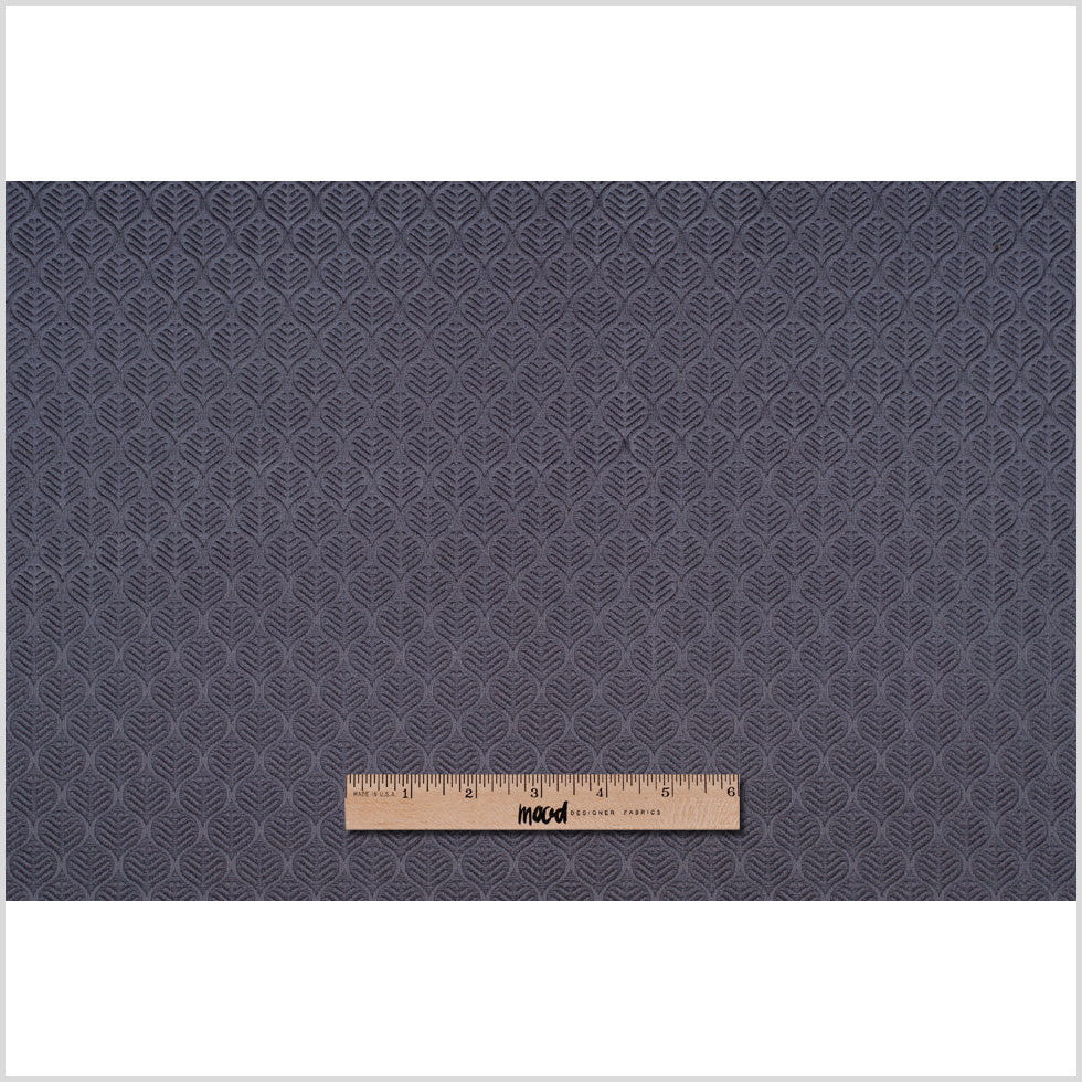 Gray Geometric Cut Velvet Full