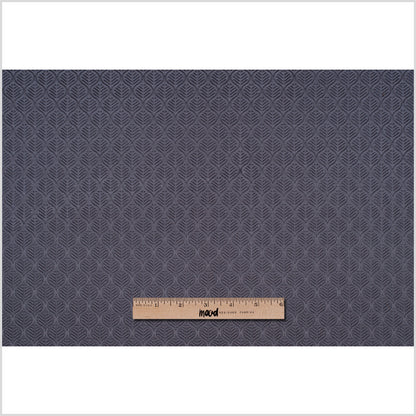 Gray Geometric Cut Velvet Full