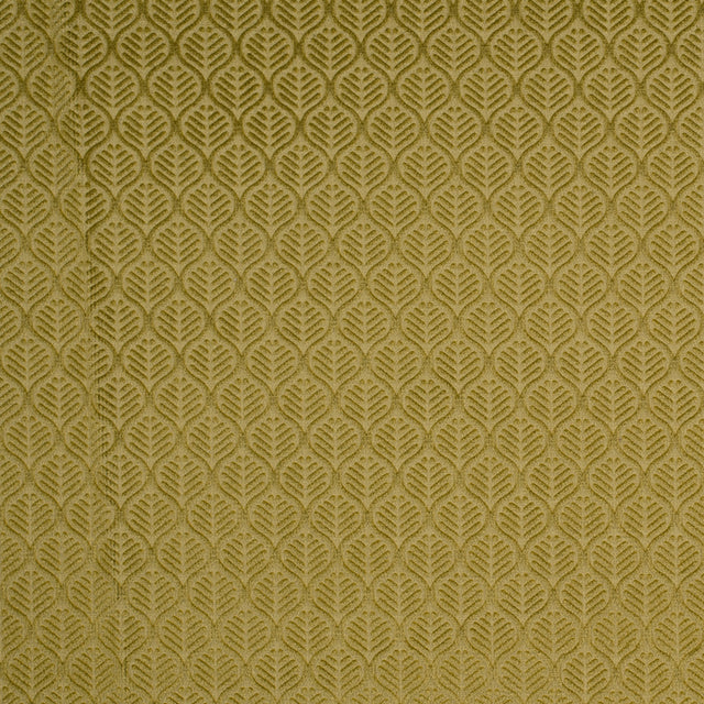 Chartreuse Geometric Imprint Velvet