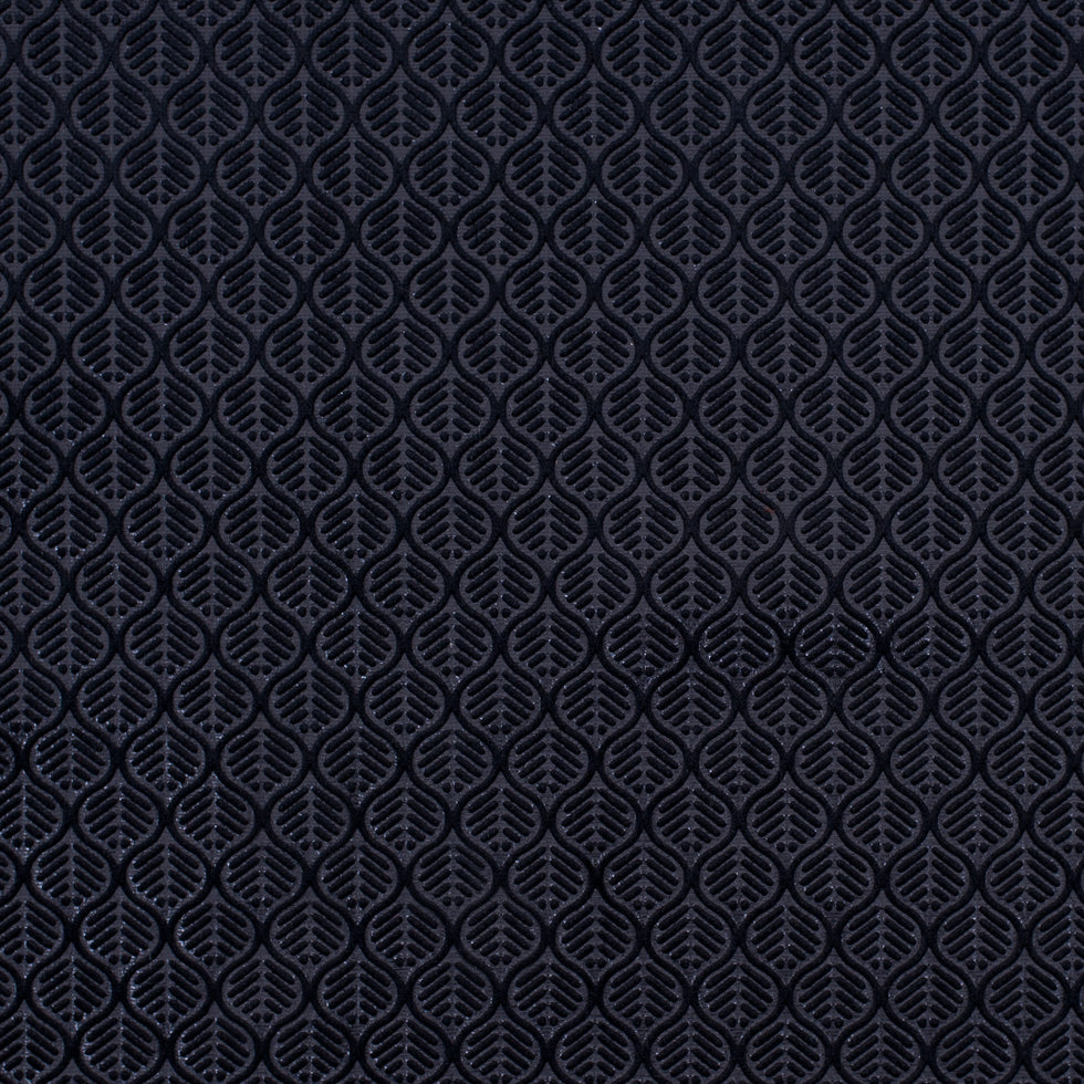 Black Geometric Cut Velvet
