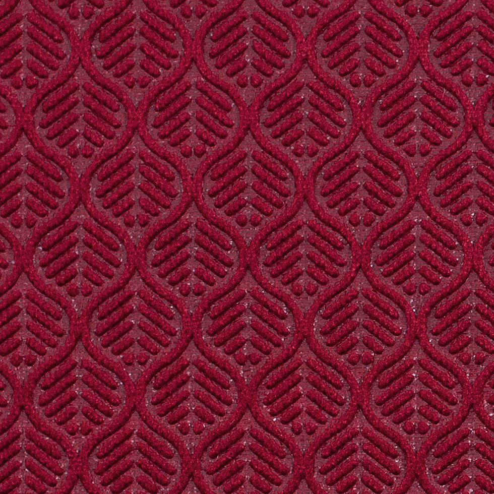 Ruby Geometric Cut Velvet - Detail