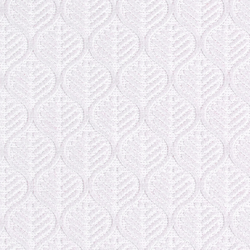 Ivory Geometric Cut Velvet Detail