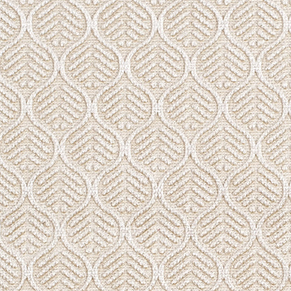 Beige Geometric Cut Velvet Detail