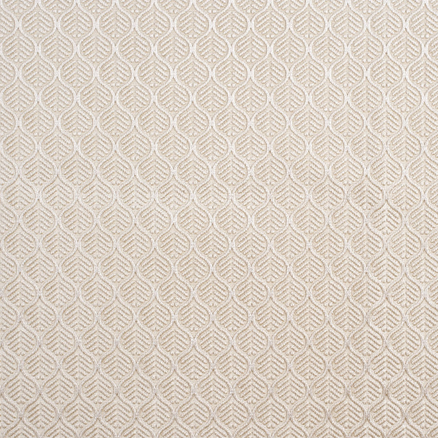Beige Geometric Cut Velvet