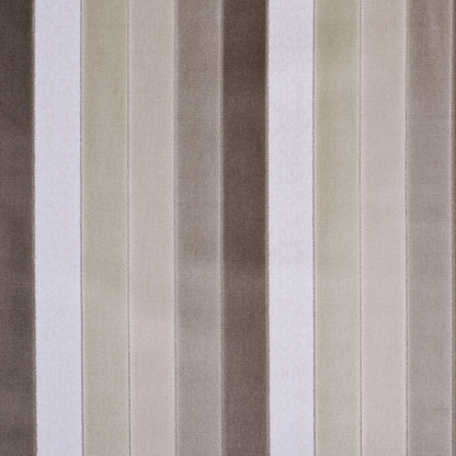 Beige Hues Striped Velvet