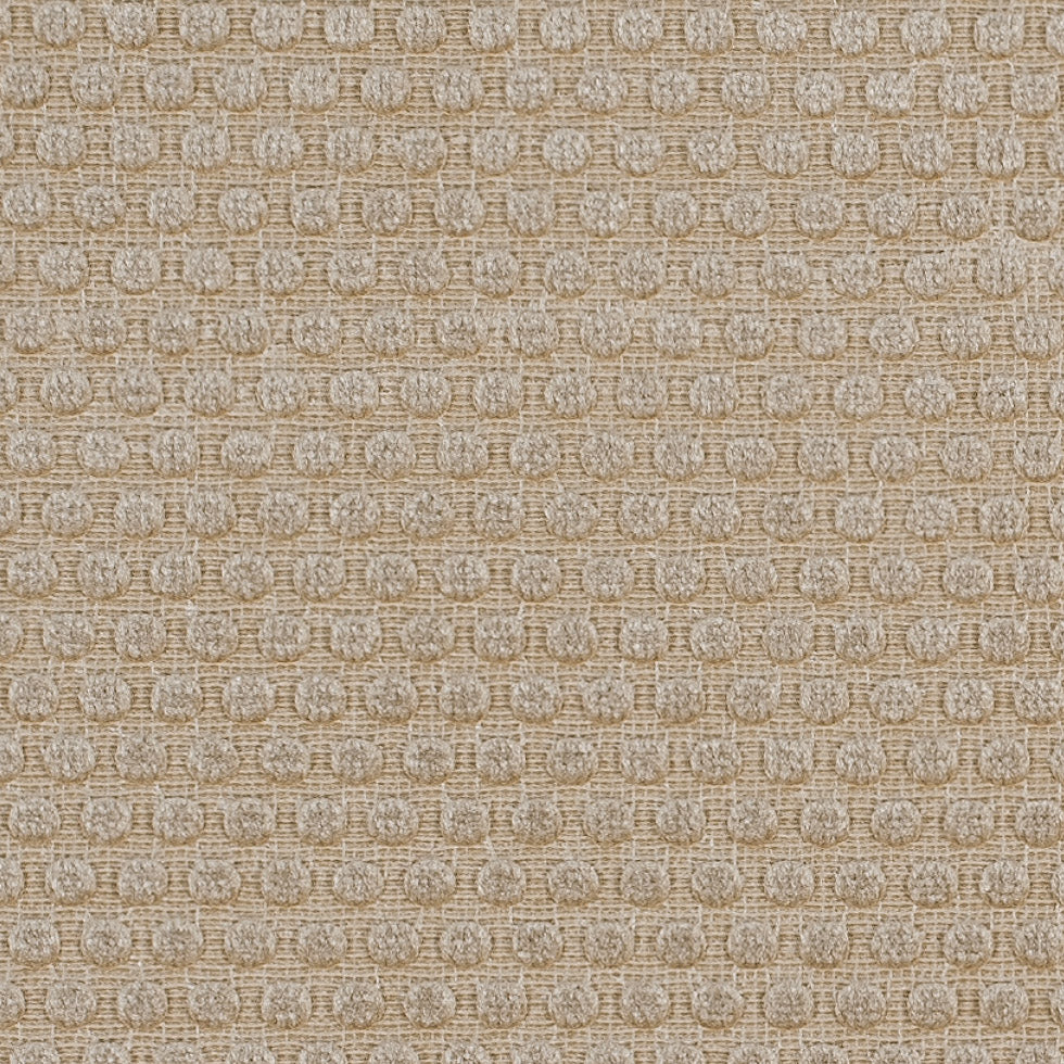 Warm Beige Dotted Cut Velvet Detail