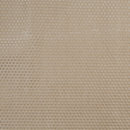 Warm Beige Dotted Cut Velvet
