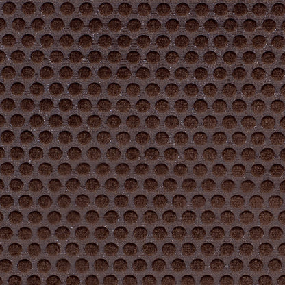 Brown Dotted Cut Velvet Detail