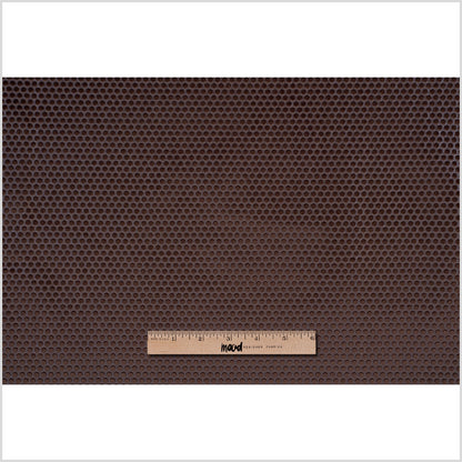 Brown Dotted Cut Velvet Full