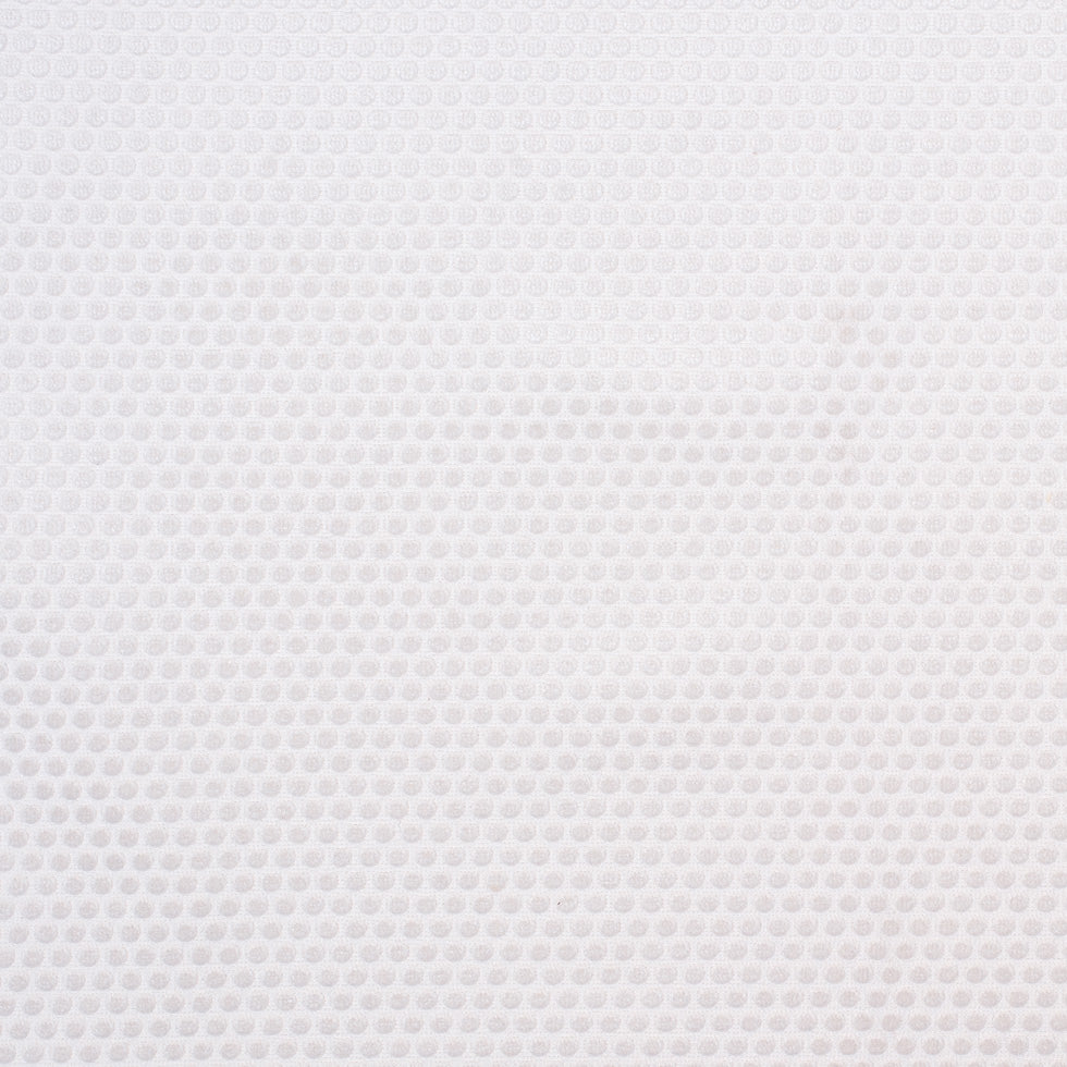 Ivory Dotted Cut Velvet