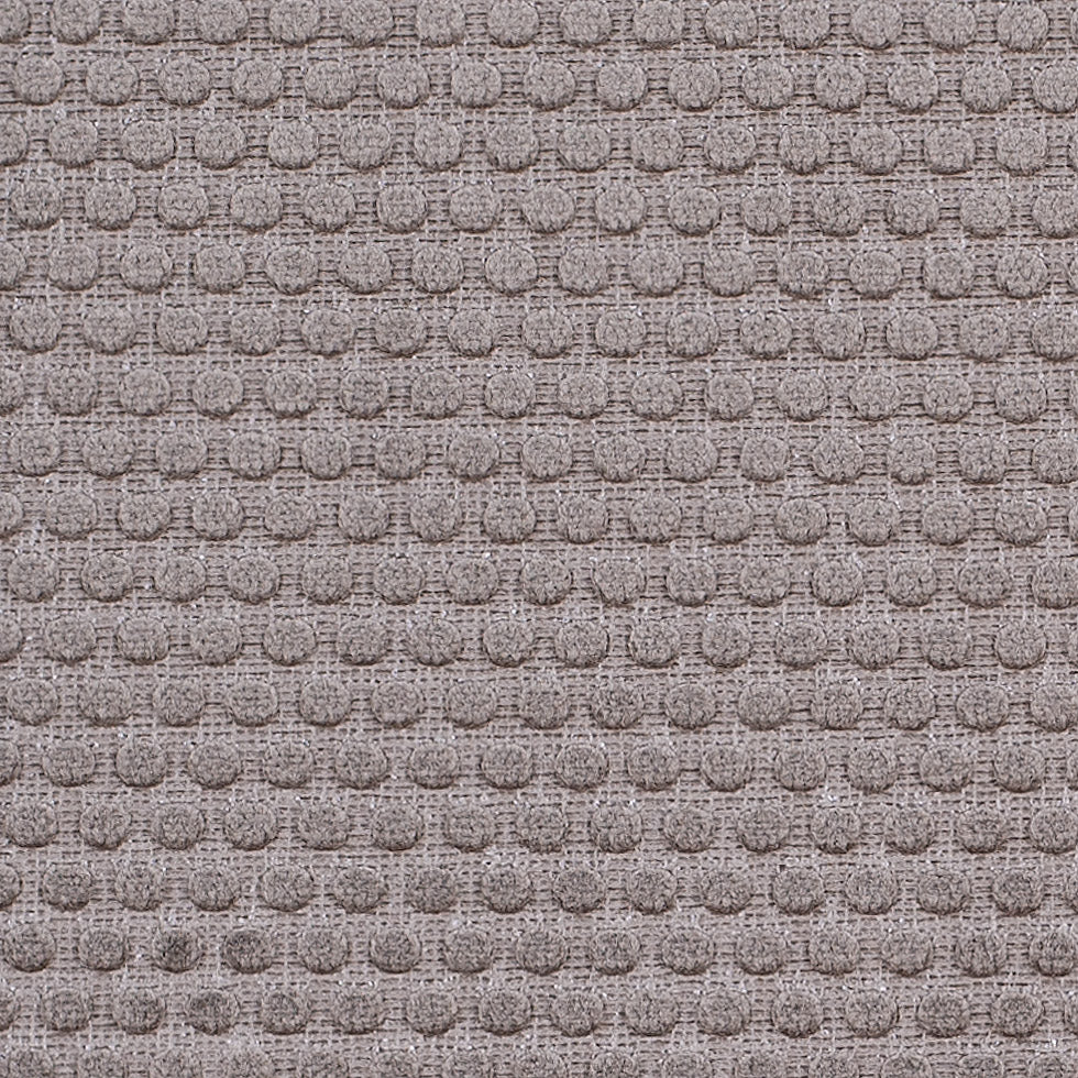 Taupe Dotted Cut Velvet Detail
