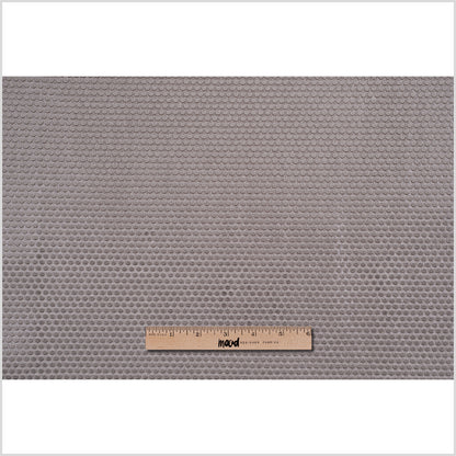 Taupe Dotted Cut Velvet Full