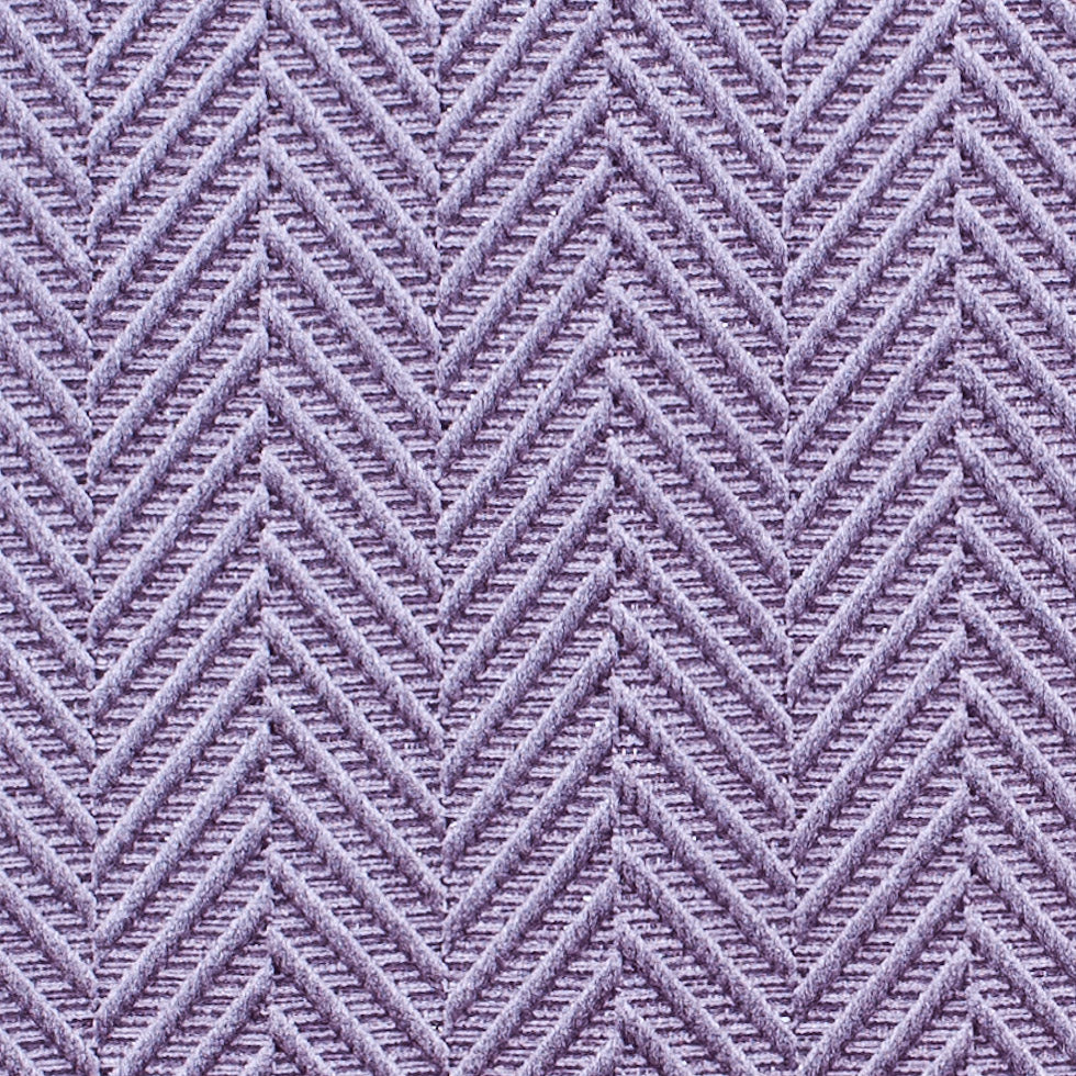 Iced Lilac Herringbone Cut Velvet Detail