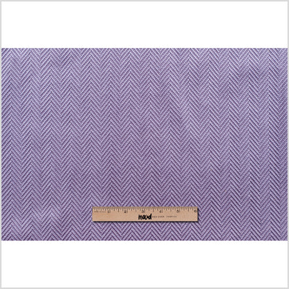 Iced Lilac Herringbone Cut Velvet Full
