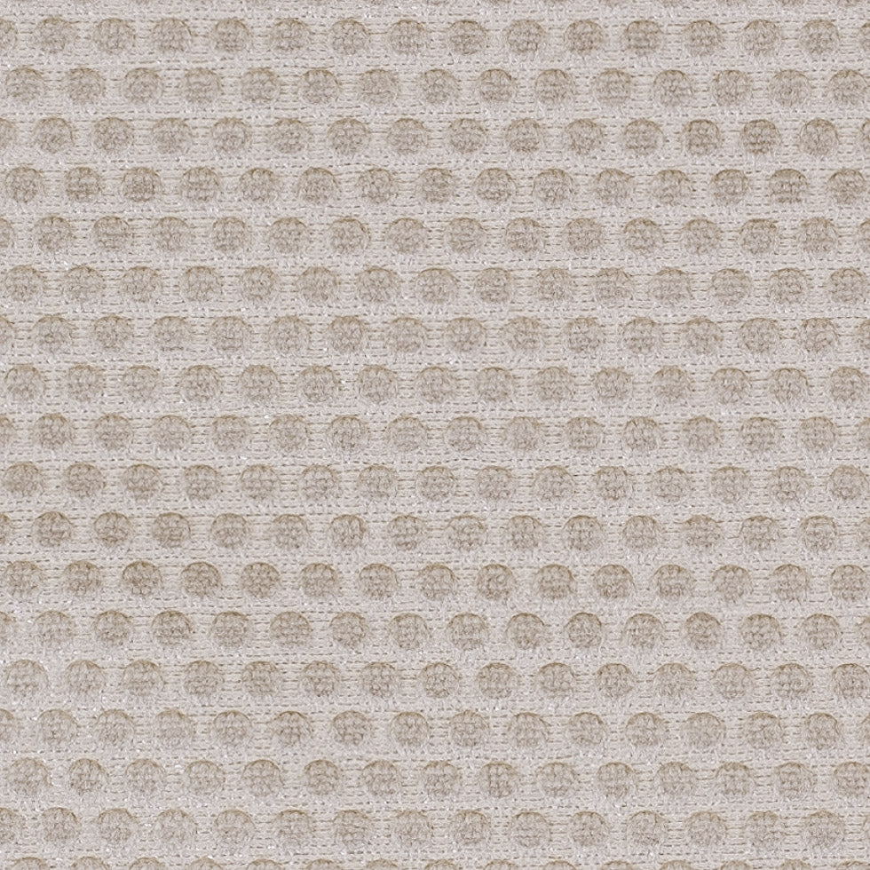 Pale Khaki Dotted Cut Velvet Detail