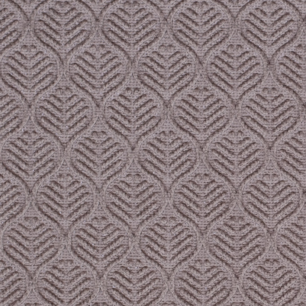 Taupe Geometric Cut Velvet Detail