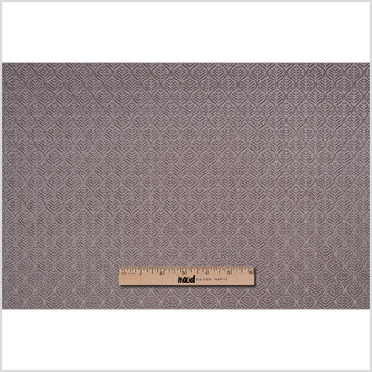 Taupe Geometric Cut Velvet Full