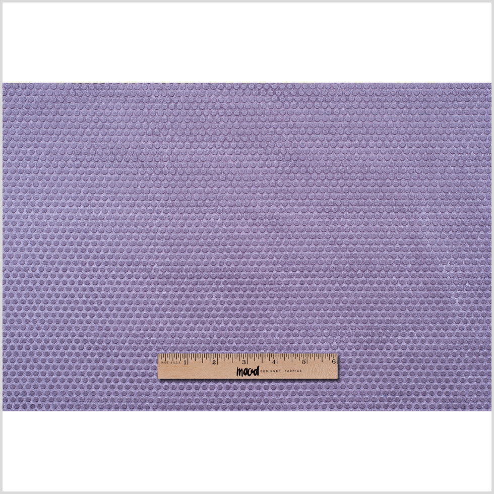 Iced Lilac Dotted Cut Velvet - Full