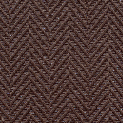 Brown Herringbone Cut Velvet - Detail