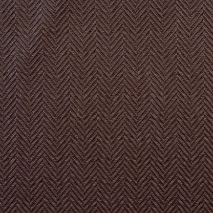 Brown Herringbone Cut Velvet