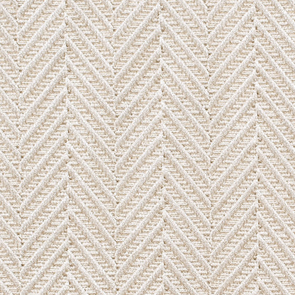 Beige Herringbone Cut Velvet - Detail