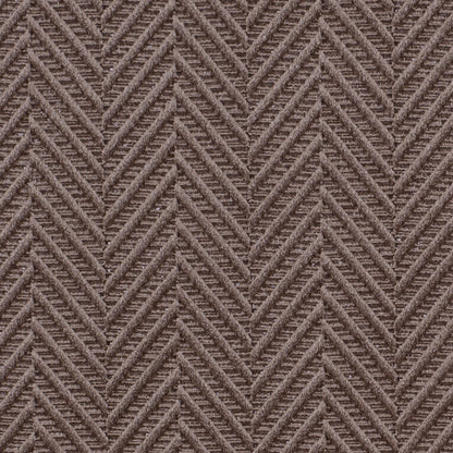 Espresso Herringbone Cut Velvet - Detail