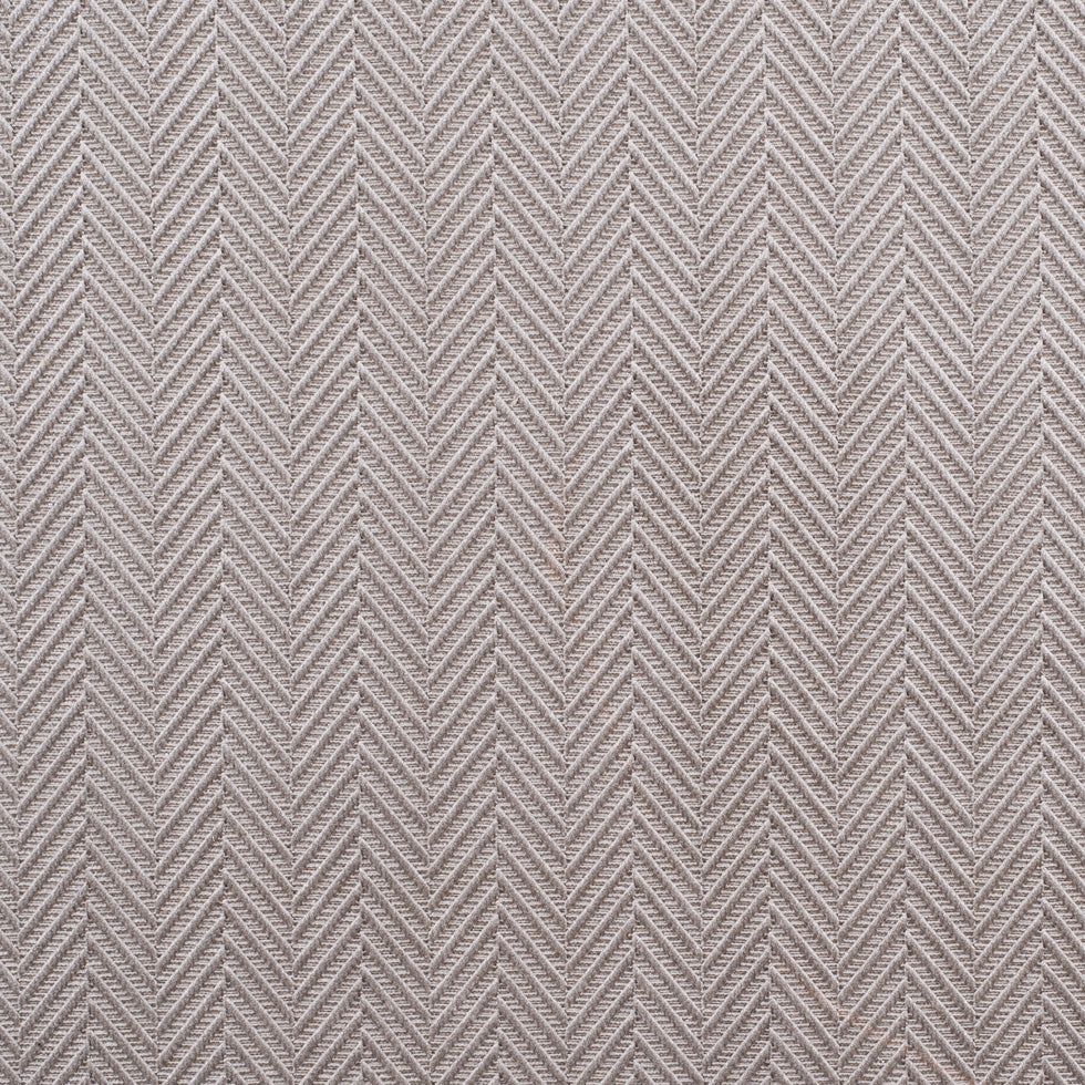Pale Taupe Herringbone Cut Velvet