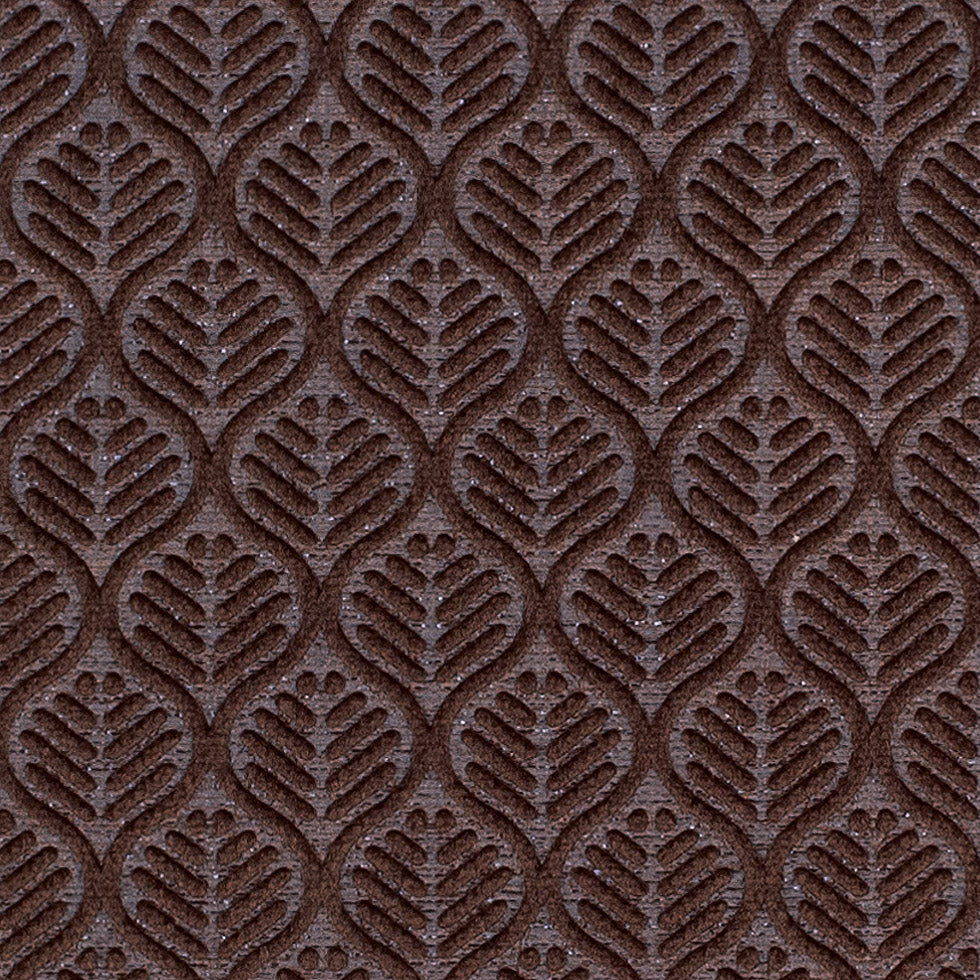 Brown Geometric Cut Velvet Detail