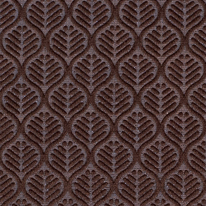 Brown Geometric Cut Velvet Detail