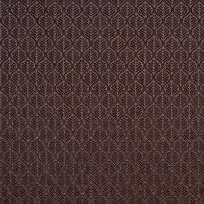 Brown Geometric Cut Velvet