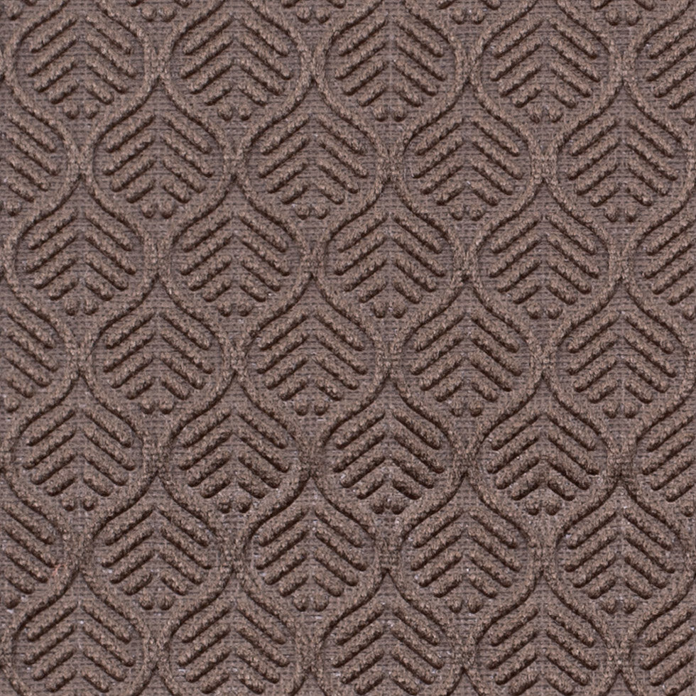 Caramel Geometric Cut Velvet - Detail