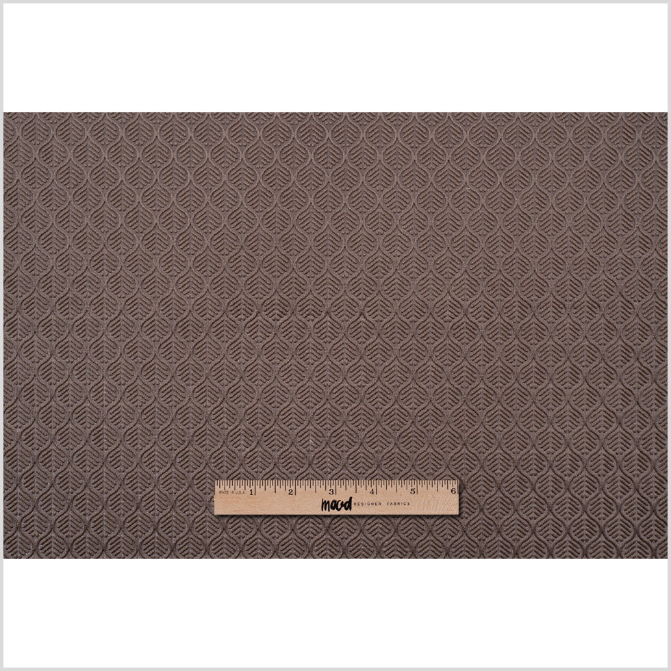 Caramel Geometric Cut Velvet - Full