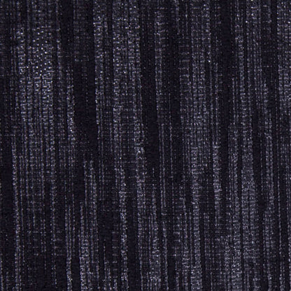 Black Metallic Striated Brocade Detail