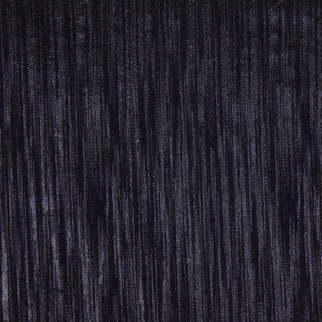 Black Metallic Striated Brocade