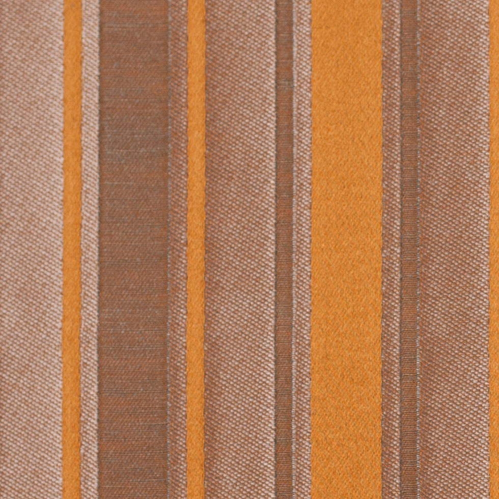 Orange Satiny Textured Poly Stripes - Detail