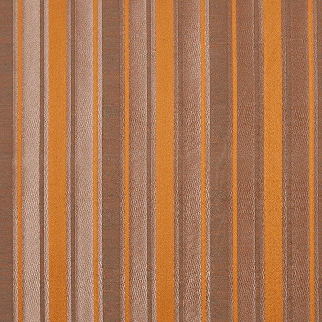 Orange Satiny Textured Poly Stripes