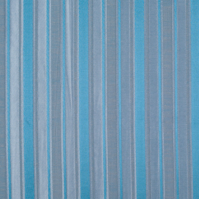 Blue Satiny Textured Poly Stripes