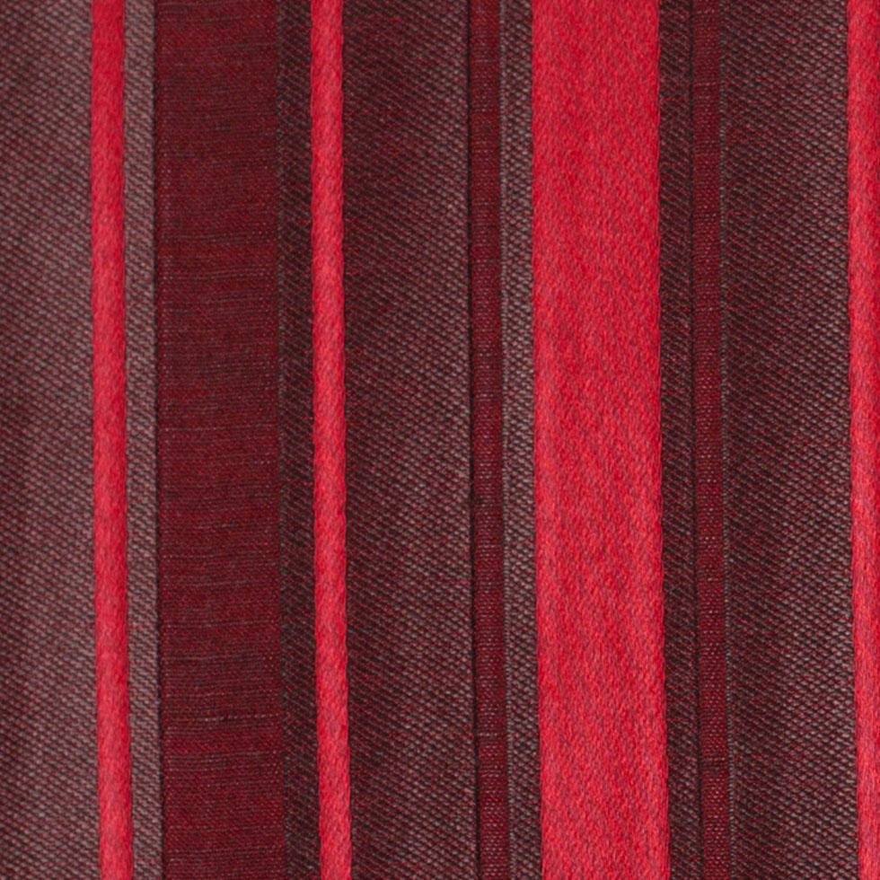 Red Satiny Textured Poly Stripes - Detail