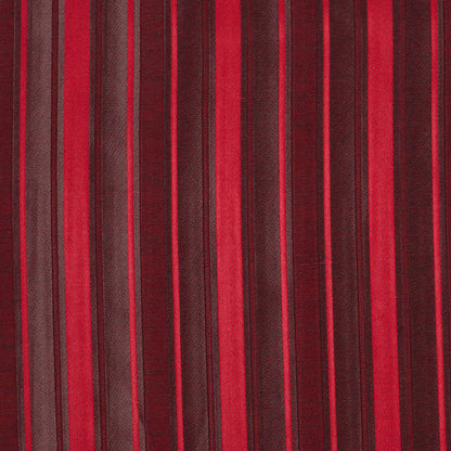 Red Satiny Textured Poly Stripes
