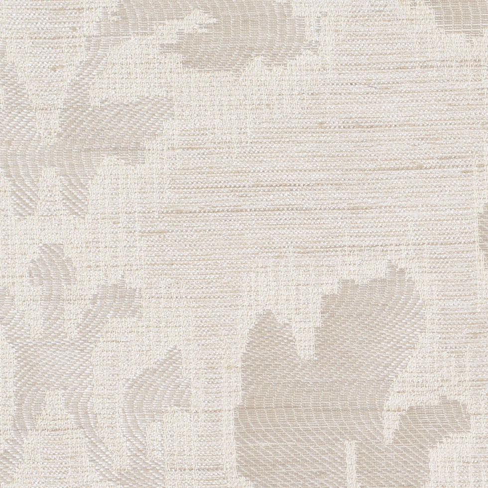 Ivory Lightweight "Rorschach Test" Poly Jacquard Detail