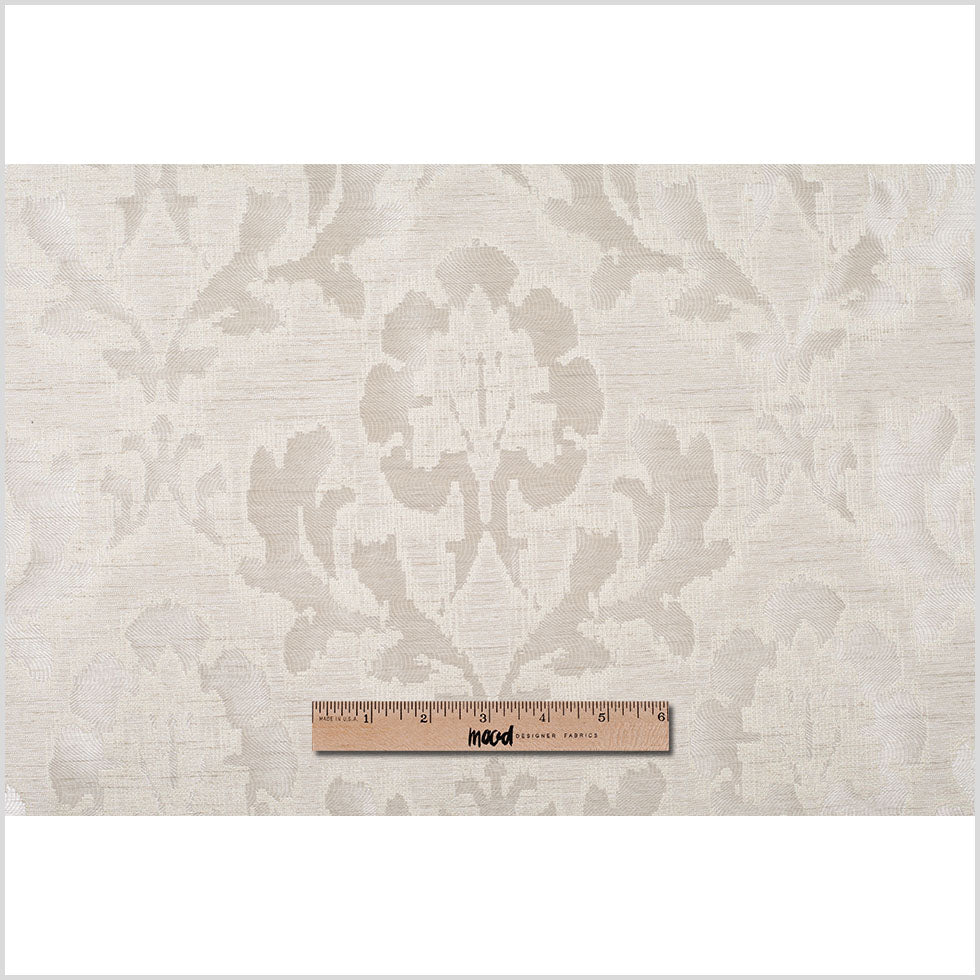 Ivory Lightweight "Rorschach Test" Poly Jacquard Full