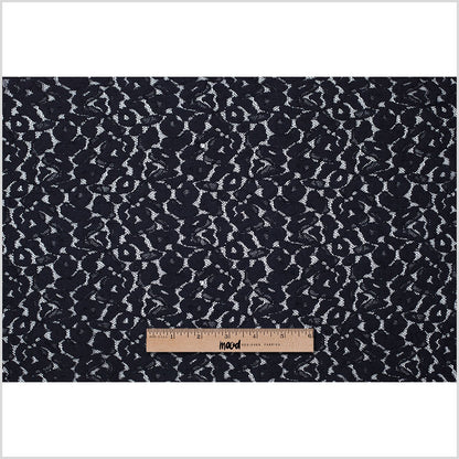 NYC Designer Black Midweight Cotton Lace Full