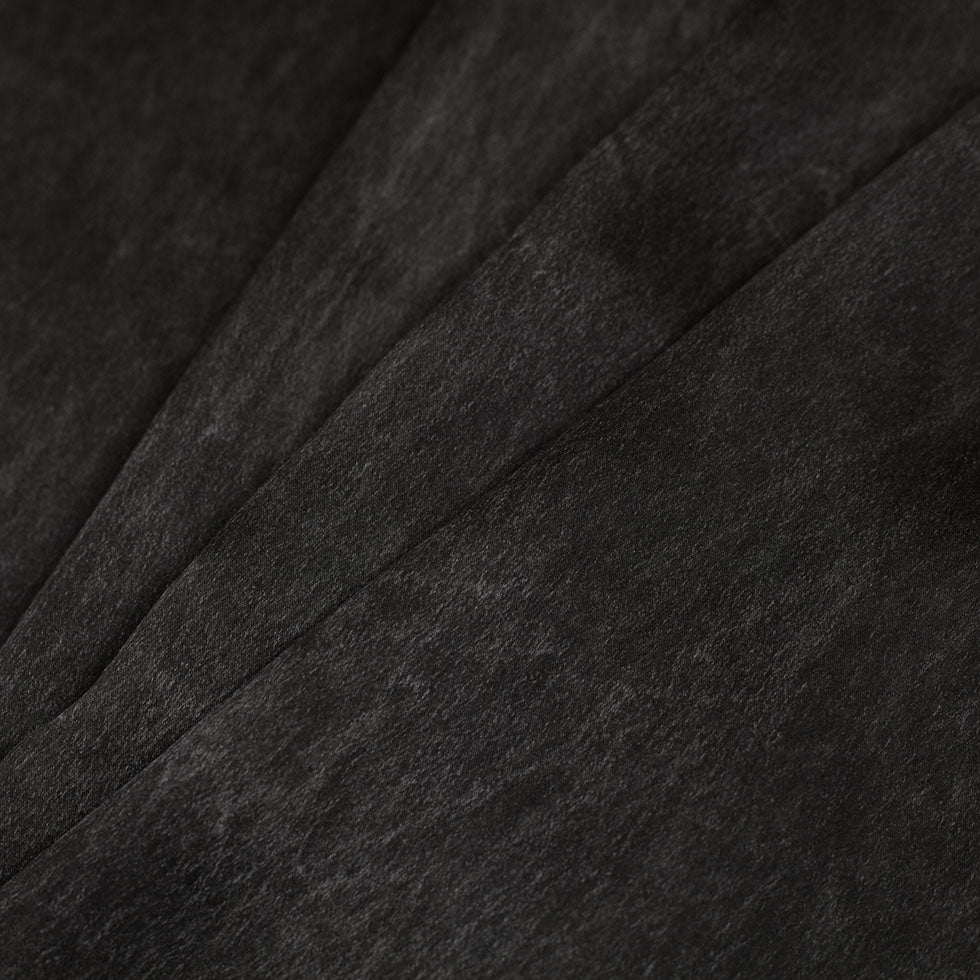 Theory Cold Dye Gray Acrylic-Viscose Crepe Back Satin - Folded