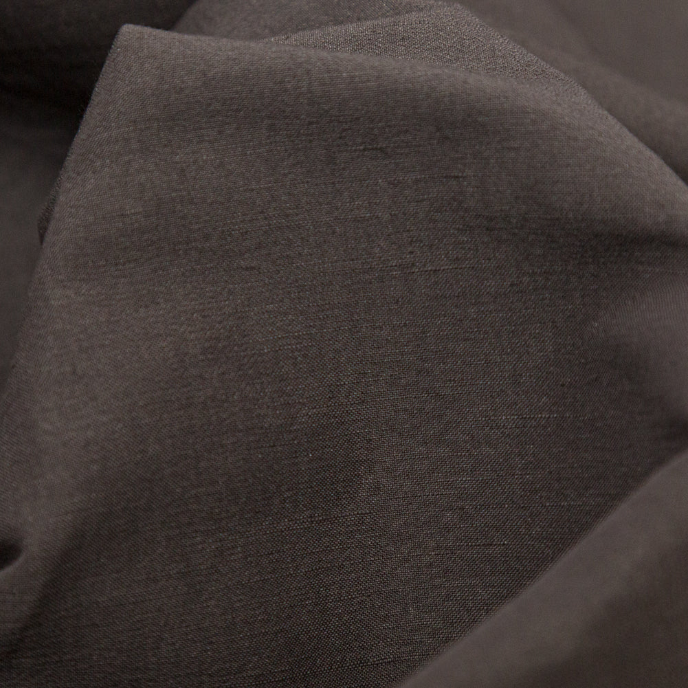 Theory Mulch Stretch Linen and Rayon Woven Detail